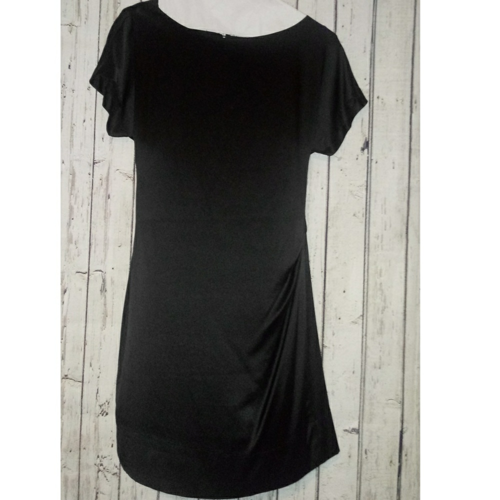 ❤ 3 for $20 ...Banana Republic Black Silk Dress